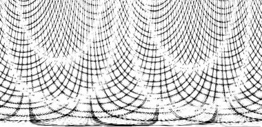 Grunge üst üste biniyor. Soyut siyah-beyaz vektör arkaplanı. Çatlak, leke ve noktalarda kirli desenli tek renkli klasik yüzey. Karanlık korku tarzında eski bir duvar.