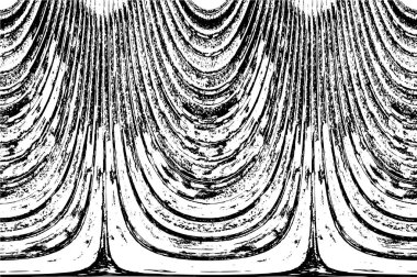 Grunge üst üste biniyor. Soyut siyah-beyaz vektör arkaplanı. Çatlak, leke ve noktalarda kirli desenli tek renkli klasik yüzey. Karanlık korku tarzında eski bir duvar.