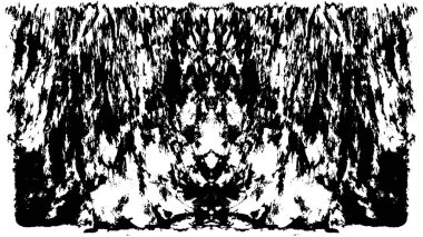 Grunge dikey olarak simetrik siyah beyaz doku. Tek renkli yıpranmış kaplama deseni. 