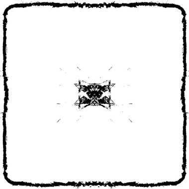 Grunge üst üste biniyor. Soyut siyah-beyaz vektör arkaplanı. Çatlak, leke ve noktalarda kirli desenli tek renkli klasik yüzey. Karanlık korku tarzında eski bir duvar.