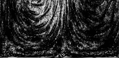 Grunge üst üste biniyor. Soyut siyah-beyaz vektör arkaplanı. Çatlak, leke ve noktalarda kirli desenli tek renkli klasik yüzey. Karanlık korku tarzında eski bir duvar.