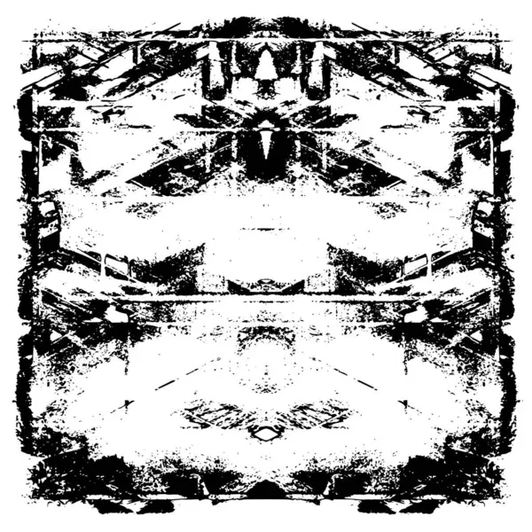 Çizik ve çiziklerle dolu siyah beyaz bir arka plan. Soyut vektör illüstrasyonu. 