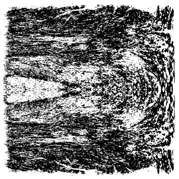 Çizik ve çiziklerle dolu siyah beyaz bir arka plan. Soyut vektör illüstrasyonu. 