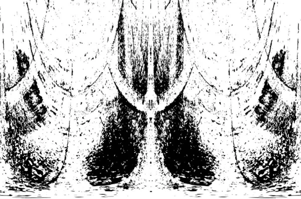 Çizik ve çiziklerle dolu siyah beyaz bir arka plan. Soyut vektör illüstrasyonu. 