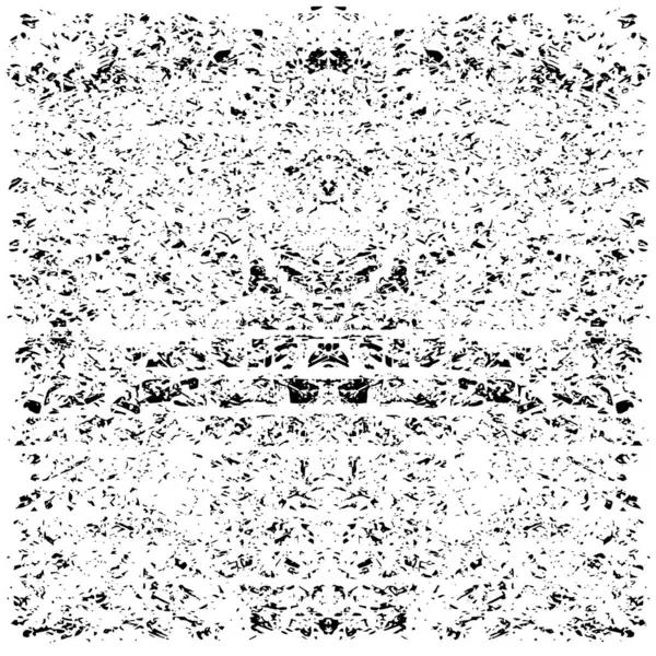 Çizik ve çiziklerle dolu siyah beyaz bir arka plan. Soyut vektör illüstrasyonu. 