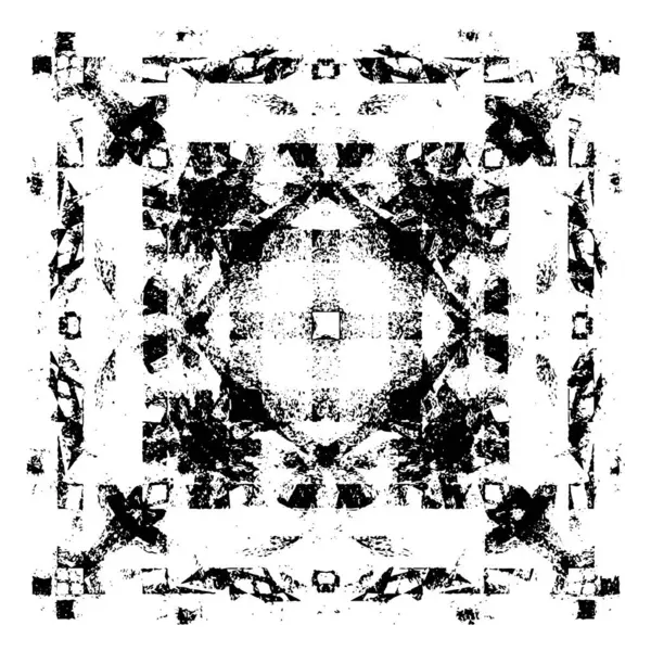 Çizik ve çiziklerle dolu siyah beyaz bir arka plan. Soyut vektör illüstrasyonu. 