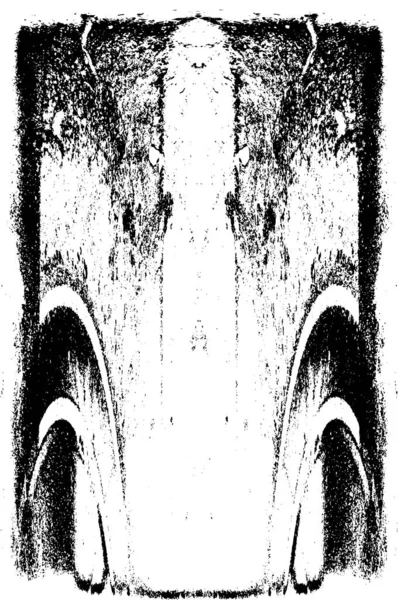 Grunge Κάθετα Συμμετρική Ασπρόμαυρη Υφή Μονοχρωμία Ξεπερασμένη Επίστρωση Μοτίβο — Διανυσματικό Αρχείο