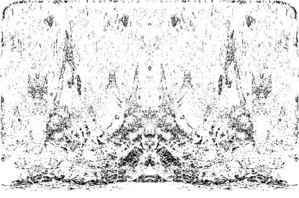 Grunge dikey olarak simetrik siyah beyaz doku. Tek renkli yıpranmış kaplama deseni. 