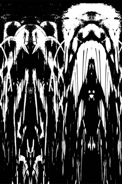 soyut grunge modern, siyah ve beyaz desen