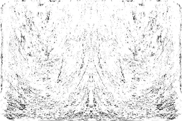 Grunge dikey olarak simetrik siyah beyaz doku. Tek renkli yıpranmış kaplama deseni. 