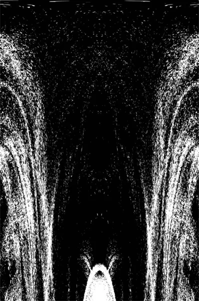 Grunge dikey olarak simetrik siyah beyaz doku. Tek renkli yıpranmış kaplama deseni. 