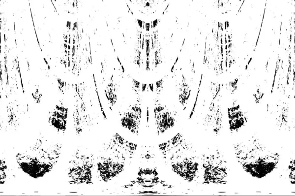 Grunge dikey olarak simetrik siyah beyaz doku. Tek renkli yıpranmış kaplama deseni. 