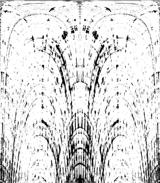 Grunge dikey olarak simetrik siyah beyaz doku. Tek renkli yıpranmış kaplama deseni. 