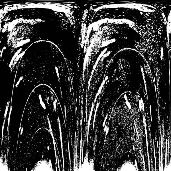 Schwarz Weißer Monochromer Alter Grunge Vintage Verwitterter Hintergrund — Stockvektor