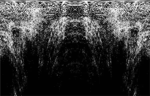 Grunge dikey olarak simetrik siyah beyaz doku. Tek renkli yıpranmış kaplama deseni. 