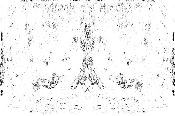 Grunge dikey olarak simetrik siyah beyaz doku. Tek renkli yıpranmış kaplama deseni. 