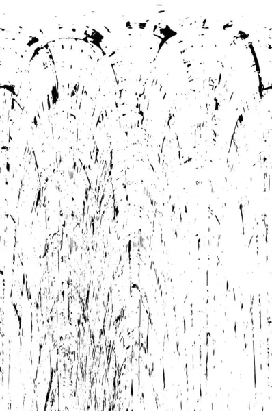 Grunge Siyah ve Beyaz Şehir Vektör Doku Şablonu. Çatlakların, lekelerin, çiplerin, çizgilerin koyu arkaplanı.