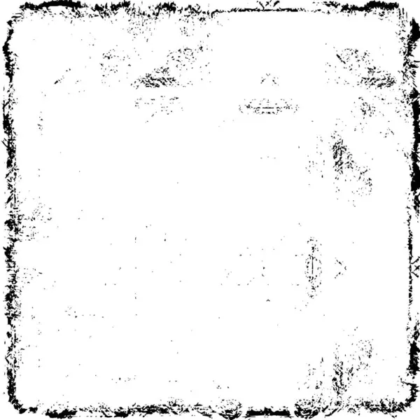 Grunge Siyah ve Beyaz Şehir Vektör Doku Şablonu. Çatlakların, lekelerin, çiplerin, çizgilerin koyu arkaplanı.