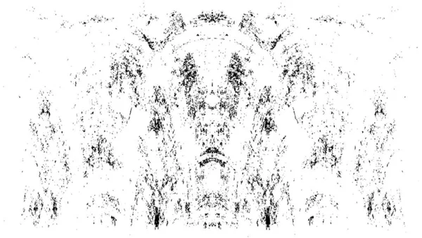 Grunge Siyah ve Beyaz Şehir Vektör Doku Şablonu. Çatlakların, lekelerin, çiplerin, çizgilerin koyu arkaplanı.