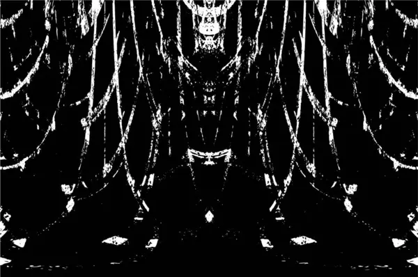 Grunge Black White Urban Vector Textuur Sjabloon Donkere Achtergrond Van — Stockvector