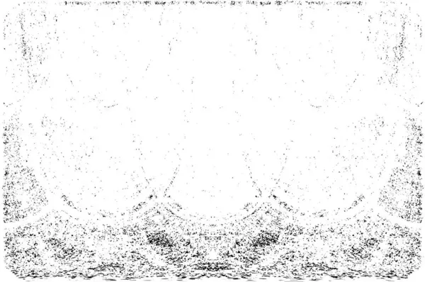 Grunge dikey olarak simetrik siyah beyaz doku. Tek renkli yıpranmış kaplama deseni. 