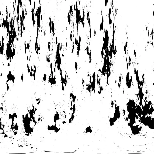 Grunge Siyah ve Beyaz Şehir Vektör Doku Şablonu. Çatlakların, lekelerin, çiplerin, çizgilerin koyu arkaplanı.