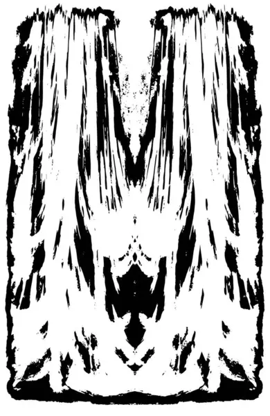 Grunge Siyah ve Beyaz Şehir Vektör Doku Şablonu. Çatlakların, lekelerin, çiplerin, çizgilerin koyu arkaplanı.