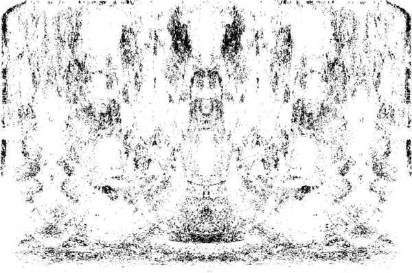 Grunge dikey olarak simetrik siyah beyaz doku. Tek renkli yıpranmış kaplama deseni. 