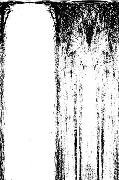 Grunge Siyah ve Beyaz Şehir Vektör Doku Şablonu. Çatlakların, lekelerin, çiplerin, çizgilerin koyu arkaplanı.