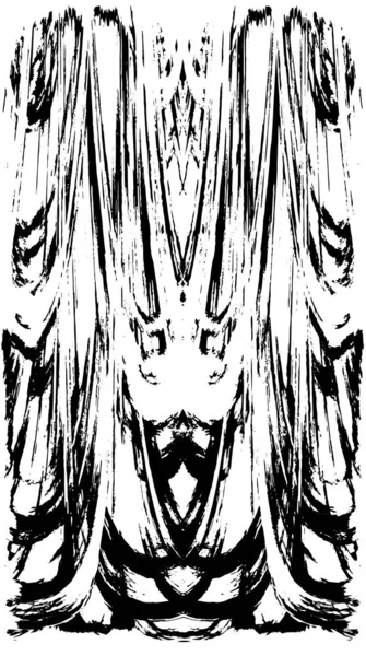 Grunge Siyah ve Beyaz Şehir Vektör Doku Şablonu. Çatlakların, lekelerin, çiplerin, çizgilerin koyu arkaplanı.