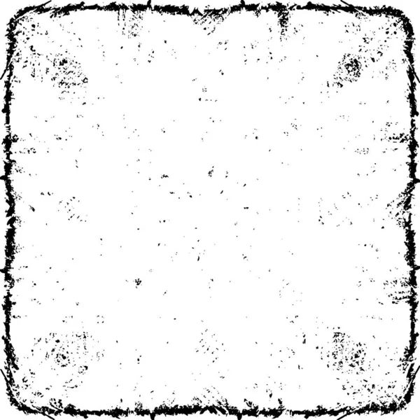 Grunge Siyah ve Beyaz Şehir Vektör Doku Şablonu. Çatlakların, lekelerin, çiplerin, çizgilerin koyu arkaplanı.