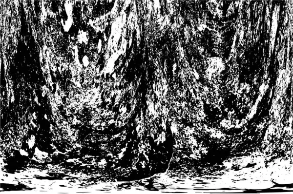 Grunge Siyah ve Beyaz Şehir Vektör Doku Şablonu. Çatlakların, lekelerin, çiplerin, çizgilerin koyu arkaplanı.