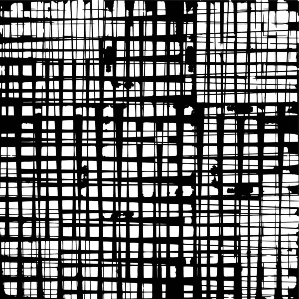 Grunge üst üste biniyor. Soyut siyah-beyaz vektör arkaplanı. Çatlak, leke ve noktalarda kirli desenli tek renkli klasik yüzey. Karanlık korku tarzında eski bir duvar.