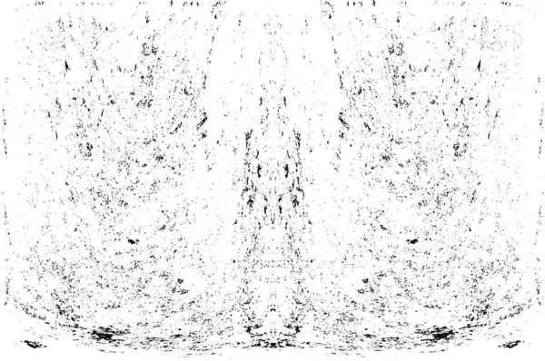 Grunge dikey olarak simetrik siyah beyaz doku. Tek renkli yıpranmış kaplama deseni. 