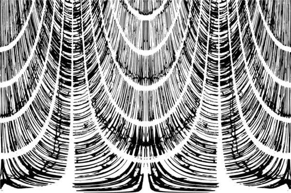 Grunge üst üste biniyor. Soyut siyah-beyaz vektör arkaplanı. Çatlak, leke ve noktalarda kirli desenli tek renkli klasik yüzey. Karanlık korku tarzında eski bir duvar.