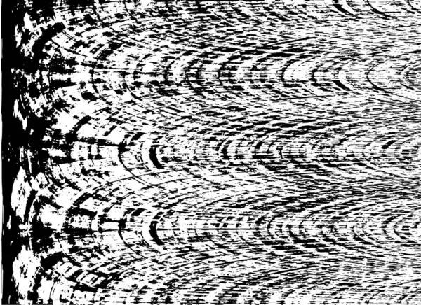 Grunge üst üste biniyor. Soyut siyah-beyaz vektör arkaplanı. Çatlak, leke ve noktalarda kirli desenli tek renkli klasik yüzey. Karanlık korku tarzında eski bir duvar.