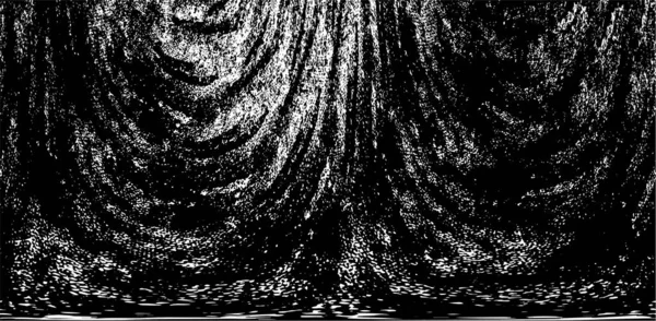 Grunge üst üste biniyor. Soyut siyah-beyaz vektör arkaplanı. Çatlak, leke ve noktalarda kirli desenli tek renkli klasik yüzey. Karanlık korku tarzında eski bir duvar.