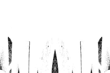 Grunge dikey olarak simetrik siyah beyaz doku. Tek renkli yıpranmış kaplama deseni. 