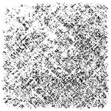 Grunge üst üste biniyor. Soyut siyah-beyaz vektör arkaplanı. Çatlak, leke ve noktalarda kirli desenli tek renkli klasik yüzey. Karanlık korku tarzında eski bir duvar.