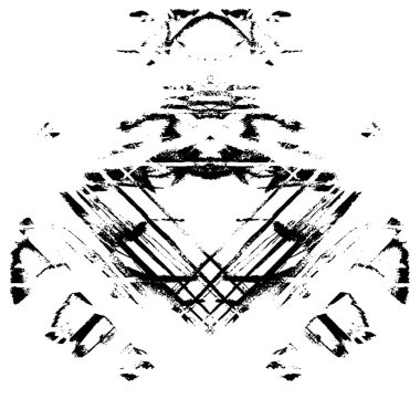 Gelecekçi soyut grunge geometrik modern desen 