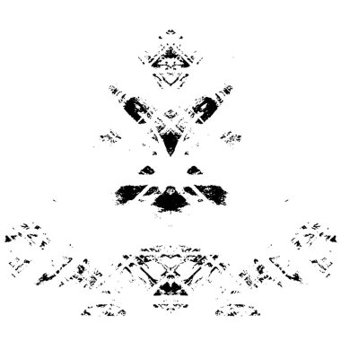 Gelecekçi soyut grunge geometrik modern desen 