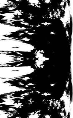 Grunge üst üste biniyor. Soyut siyah-beyaz vektör arkaplanı. Çatlak, leke ve noktalarda kirli desenli tek renkli klasik yüzey. Karanlık korku tarzında eski bir duvar.