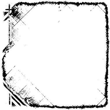 Grunge üst üste biniyor. Soyut siyah-beyaz vektör arkaplanı. Çatlak, leke ve noktalarda kirli desenli tek renkli klasik yüzey. Karanlık korku tarzında eski bir duvar.