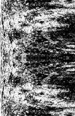 Grunge üst üste biniyor. Soyut siyah-beyaz vektör arkaplanı. Çatlak, leke ve noktalarda kirli desenli tek renkli klasik yüzey. Karanlık korku tarzında eski bir duvar.