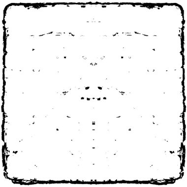 Grunge üst üste biniyor. Soyut siyah-beyaz vektör arkaplanı. Çatlak, leke ve noktalarda kirli desenli tek renkli klasik yüzey. Karanlık korku tarzında eski bir duvar.