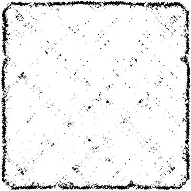 Grunge üst üste biniyor. Soyut siyah-beyaz vektör arkaplanı. Çatlak, leke ve noktalarda kirli desenli tek renkli klasik yüzey. Karanlık korku tarzında eski bir duvar.