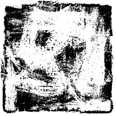 Grunge üst üste biniyor. Soyut siyah-beyaz vektör arkaplanı. Çatlak, leke ve noktalarda kirli desenli tek renkli klasik yüzey. Karanlık korku tarzında eski bir duvar.