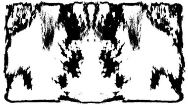 Grunge dikey olarak simetrik siyah beyaz doku. Tek renkli yıpranmış kaplama deseni. 