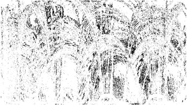 Grunge üst üste biniyor. Soyut siyah-beyaz vektör arkaplanı. Çatlak, leke ve noktalarda kirli desenli tek renkli klasik yüzey. Karanlık korku tarzında eski bir duvar.