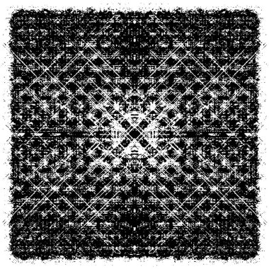 Grunge üst üste biniyor. Soyut siyah-beyaz vektör arkaplanı. Çatlak, leke ve noktalarda kirli desenli tek renkli klasik yüzey. Karanlık korku tarzında eski bir duvar.